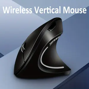 Wireless Mouse Vertical Gaming Mouse USB Computer Mouse Ergonomic Desktop Upright Mouse Suitable for PC Laptop Office Home Use