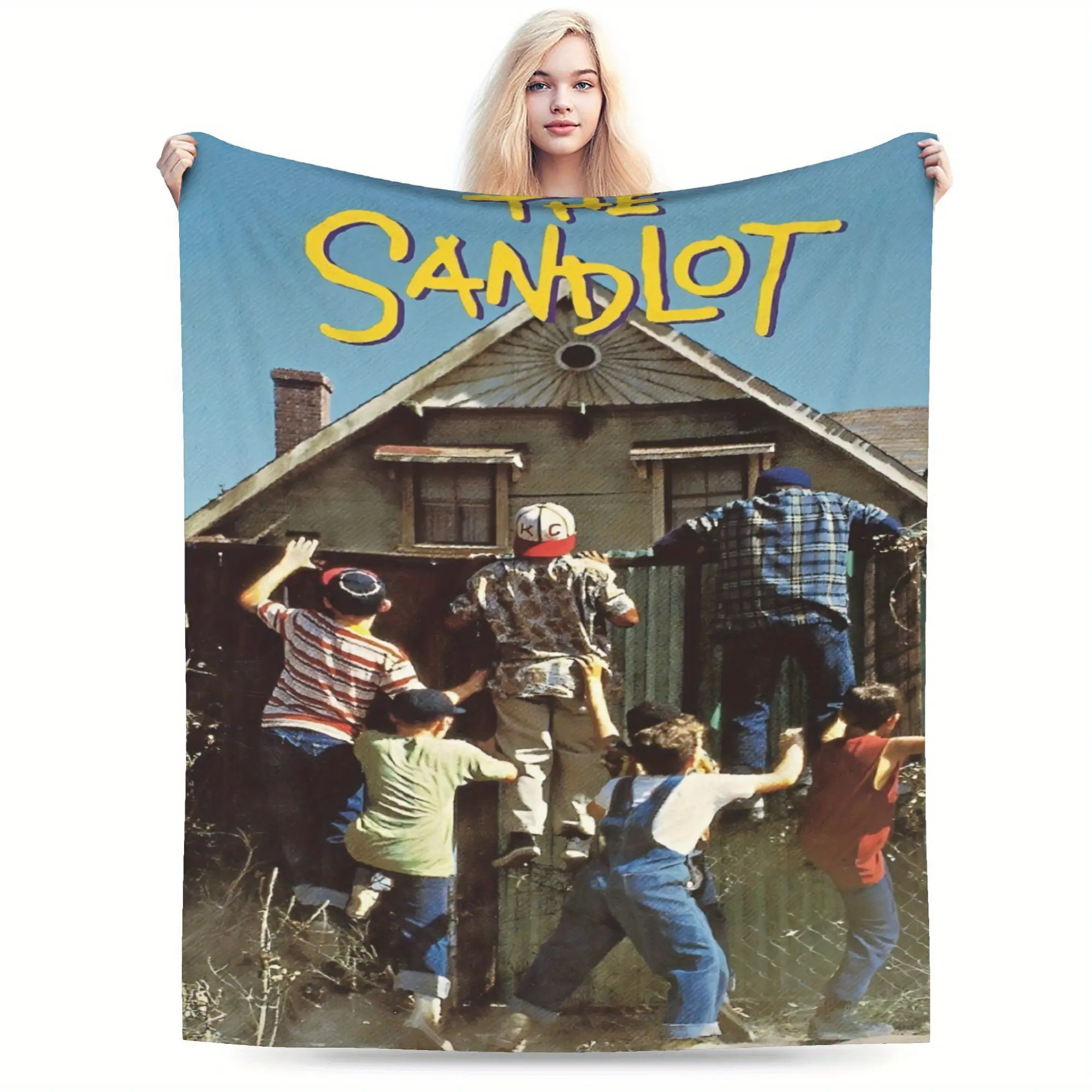 The Sandlot Sitcom (Inspired) Throw Blanket, Funny Fashion Blankets Cute Ultra-Soft Warm Blanket Unique All-Season Comfortable Blankets Quilt For Room Couch Car Camping Office, Birthday Christmas Gift Decor