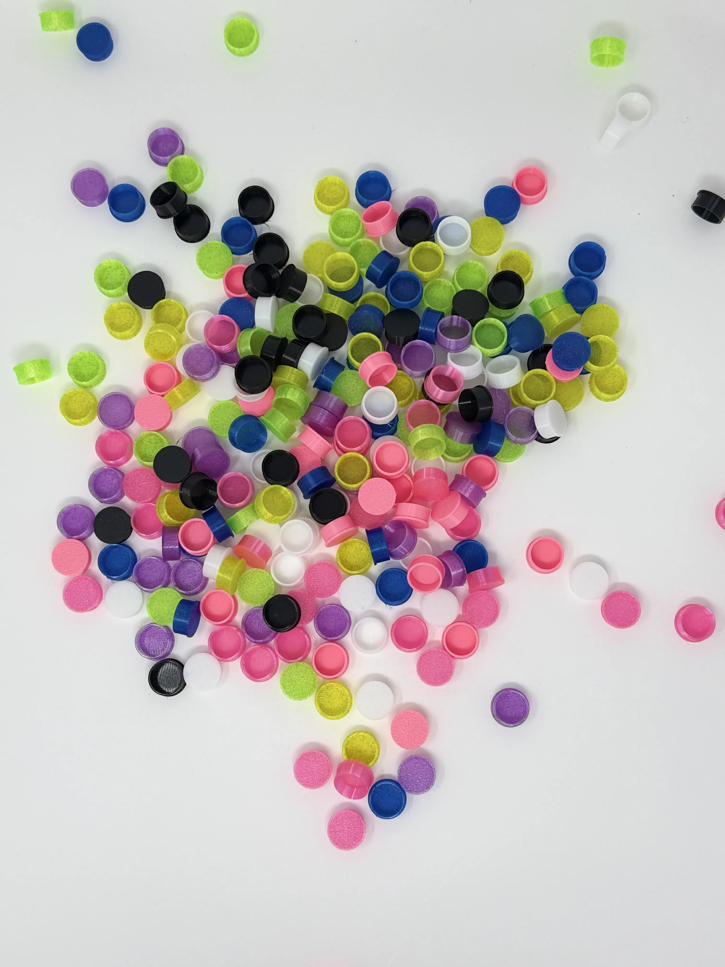 Flexible TPU Vial Caps | 3mL 5mL 10mL 20mL 30mL | Reusable Protective Caps for Glass Vials