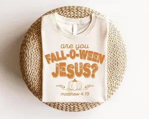 Retro Fall Religious T-shirt, Are You Fall-O-Ween Jesus Tee, Womens Christian Shirt, Follow Jesus Shirt, Bible Matthew Shirt, Cute Thankful Shirt