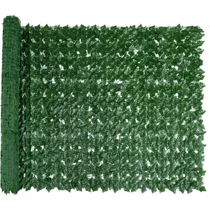 Artificial Ivy Privacy Fence Screen - 60" X 120" UV-Anti Fake Leaves Vines - Balcony Privacy,, Backyard Greenery Wall