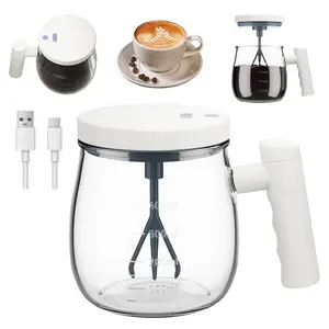 Smart Self-Stirring Coffee Mug - USB Rechargeable, 300ml, Spill-Proof, Easy Clean, Perfect Holiday Gift for Office & Home Use