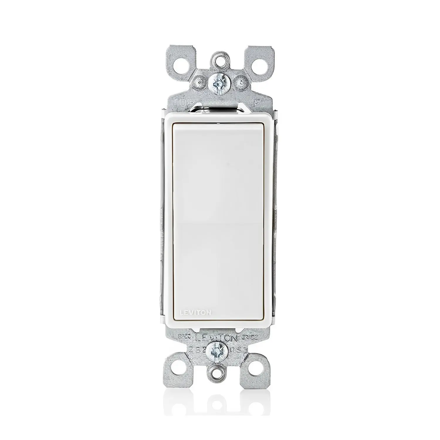Leviton 15 Amp Decora Rocker 3-Way AC Quiet Switch, Grounding Leviton 15 Amp Decora Rocker 3-Way AC Quiet Switch, Grounding