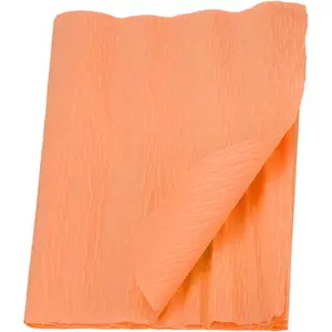 Crepe Paper Roll 7.5ft Long 20 Inch Wide for Wedding Ceremony Various Large Festivals Decoration, Orange Yellow