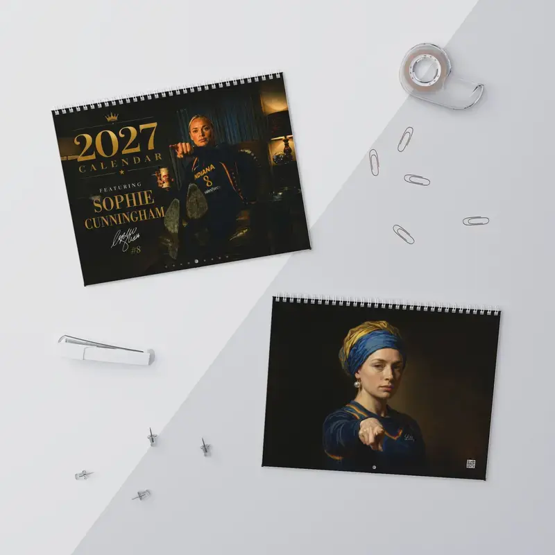Sophie Cunningham 2027 Wall Calendar, Indiana Basketball Player Photo Calendar, Women's Sports Fan Collectible, Monthly Bedroom and Office Decor, Gift for Basketball Lovers, Teen Girls, Girlfriend and Best Friend, Trending Athlete Calendar 2027