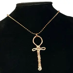Copper Mini Ankh Necklace