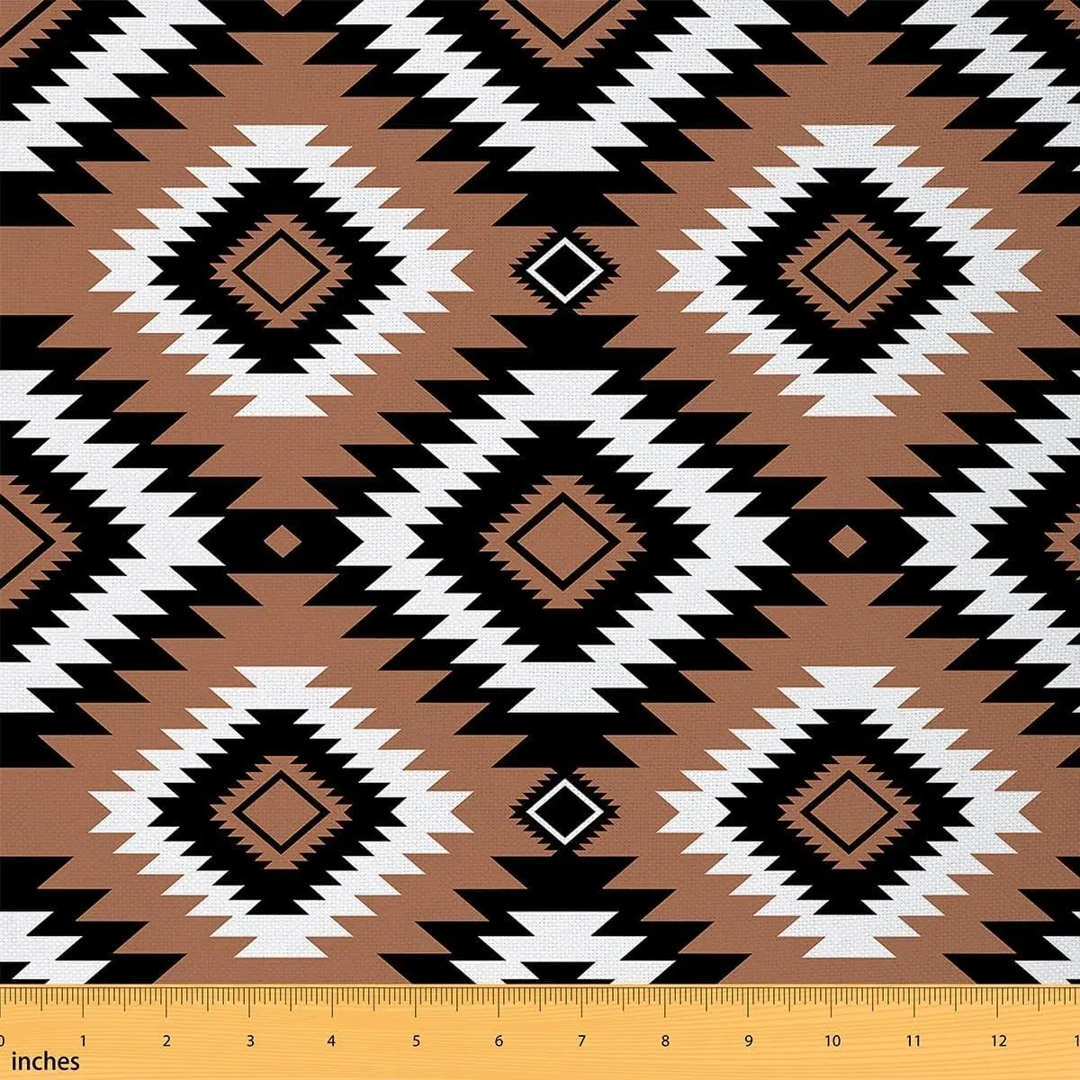 Bohemian Fabric Western Aztec Fabric Adult Boho Style Upholstery Fabric Chairs Rhomboid Geometric Reupholstery Fabric Decor Soft Flannel