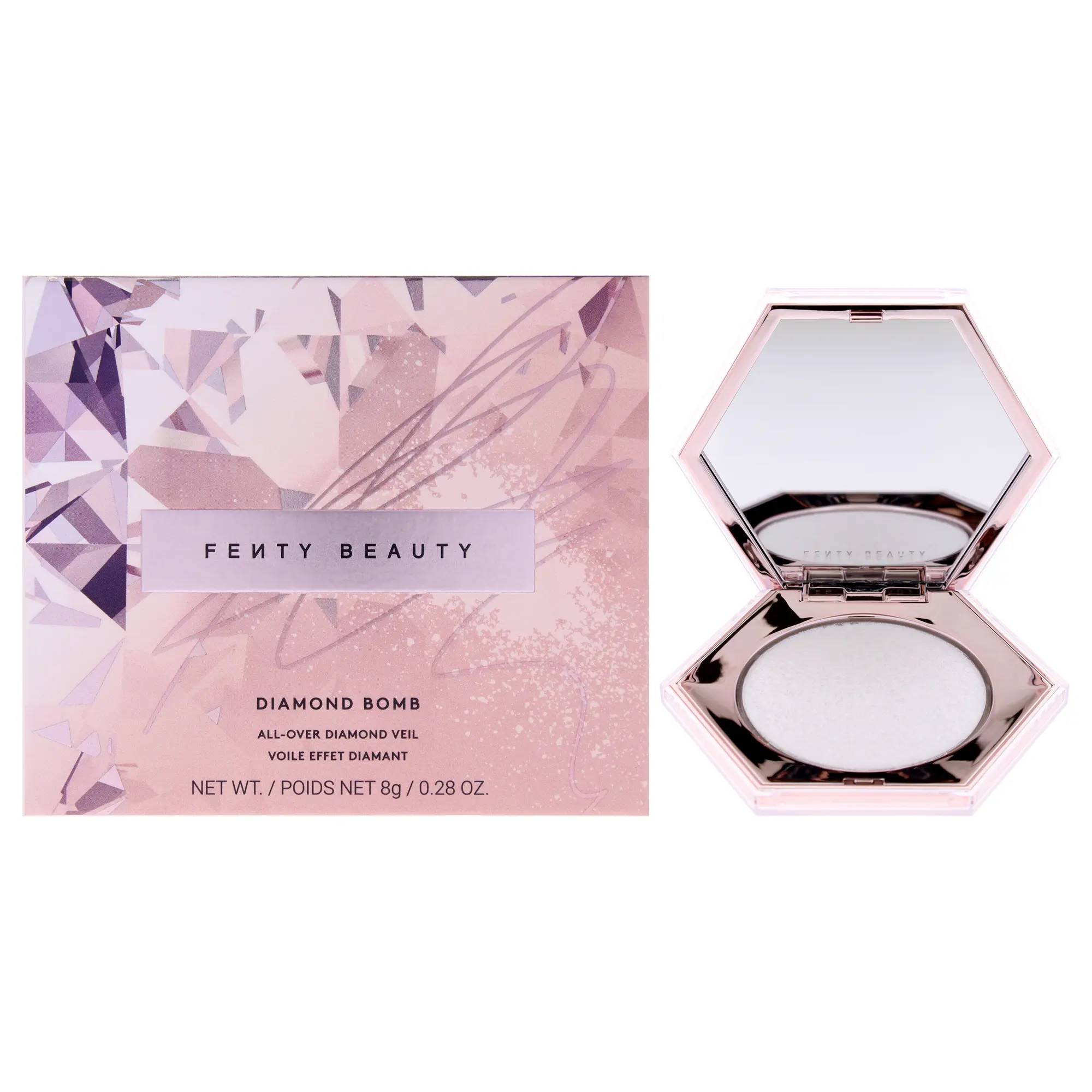 Diamond Bomb All-Over Diamond Veil - How Many Carats?! by Fenty Beauty for Women - 0.28 oz Highlighter