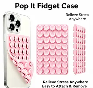 3-pack Durable Silicone Suction Cup  Case Mount, 1 Count Double-Sided Portable  Holder Mount, Hands-Free Strong Grip magnetic phone