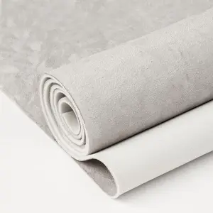 Suede Auto Headliner Fabric 54" L x 60" W with  Backing - Grey Interior Replacement Material for //SUV/RV Roof, Tube Packaging -  Repair/DIY Headliner Material