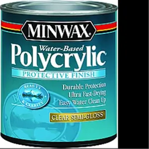 Minwax 64444 1 qt. Semi Gloss Polycrylic - Clear