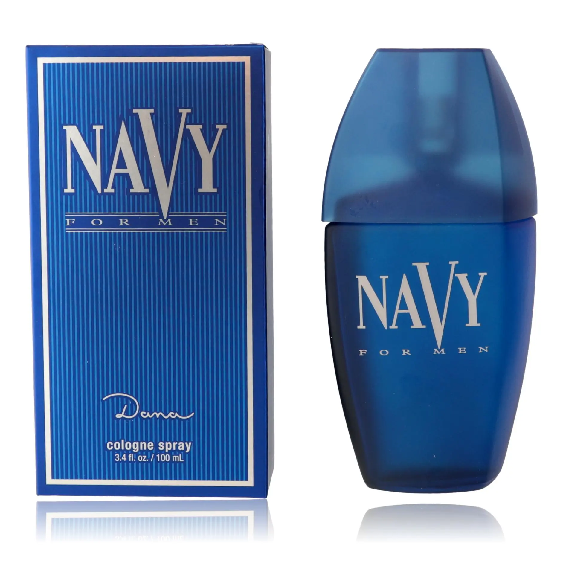 Women's Navy Cologne Spray, 3.4 fl oz (3 to 3.9 fl oz Range), Compact and Convenient, Sleek and Modern Fragrance