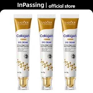 Daily Collagen Eye Cream - Skin Firming & Lifting Treatment, Reduces Dark Circles, Wrinkles, Puffiness, Bags, Fine Lines, and Brightens Skin