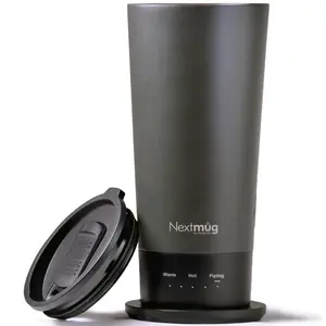 Nextmug Go (16 oz.) - Temperature-Controlled, Self-Heating Travel Mug