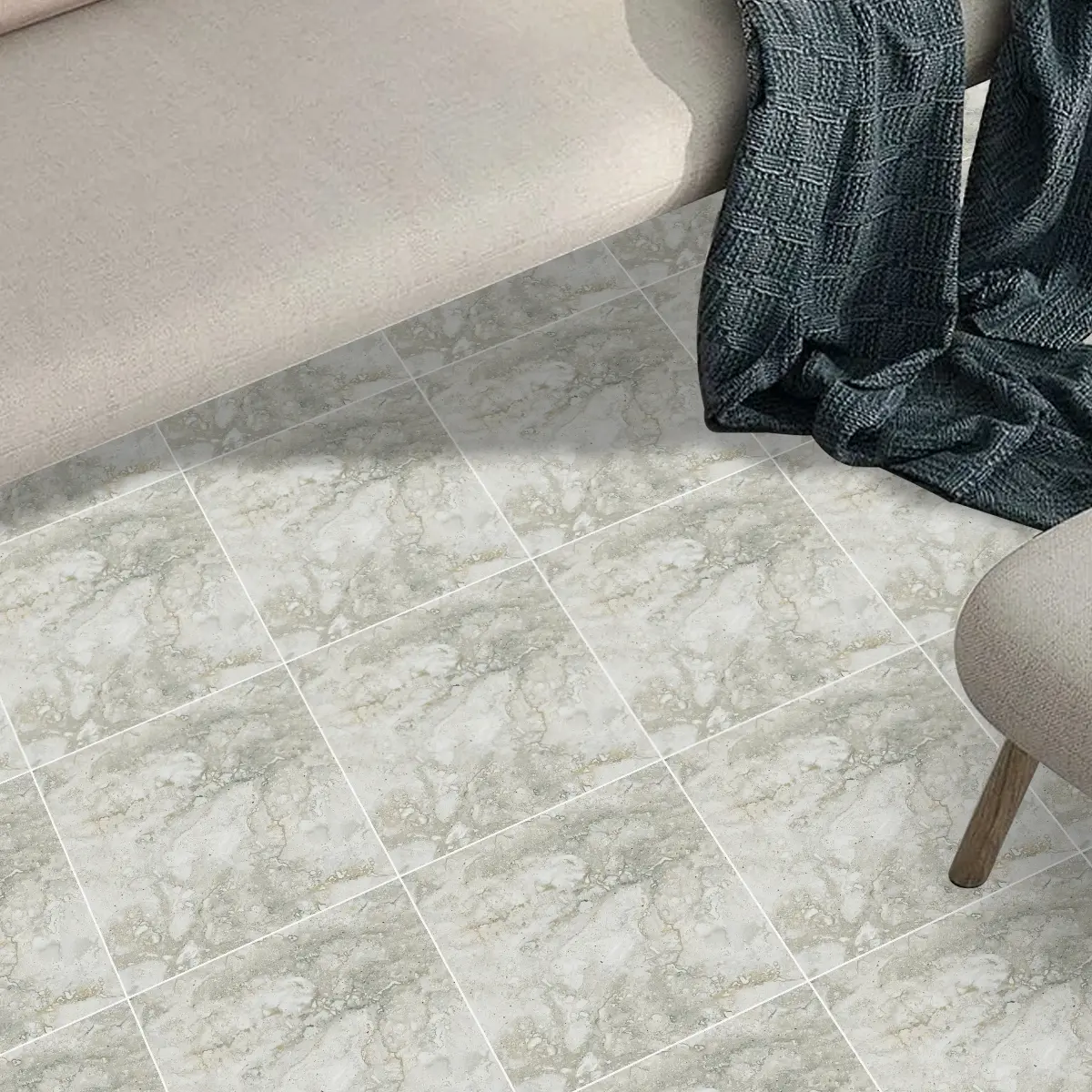 Self-Adhesive Vinyl Floor Tiles, 10pcs Marble Pattern, Easy Peel & Stick, Durable Removable Decorations for Bathroom Kitchen Bedroom Living Room