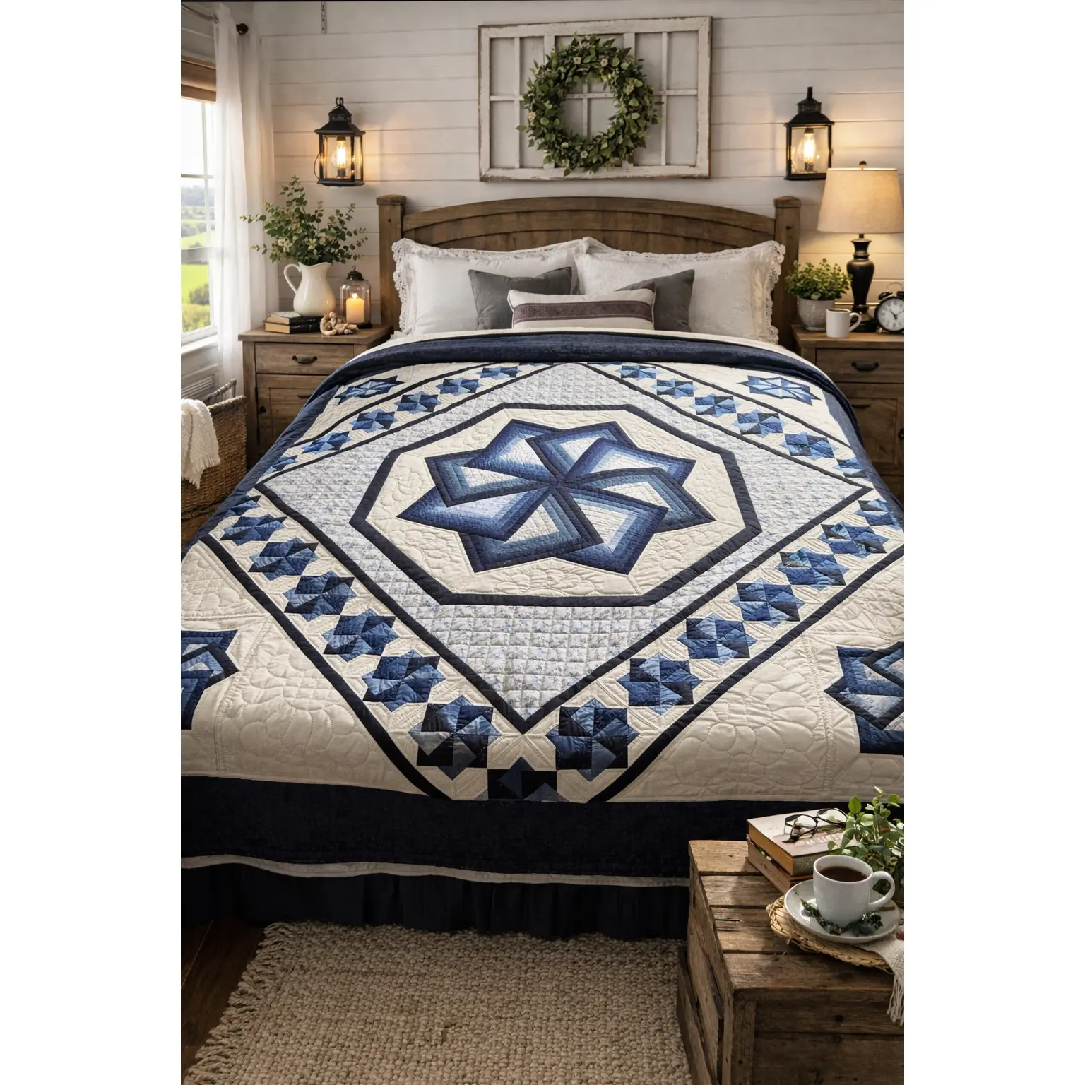 Amish Quilt (Spinning Star)