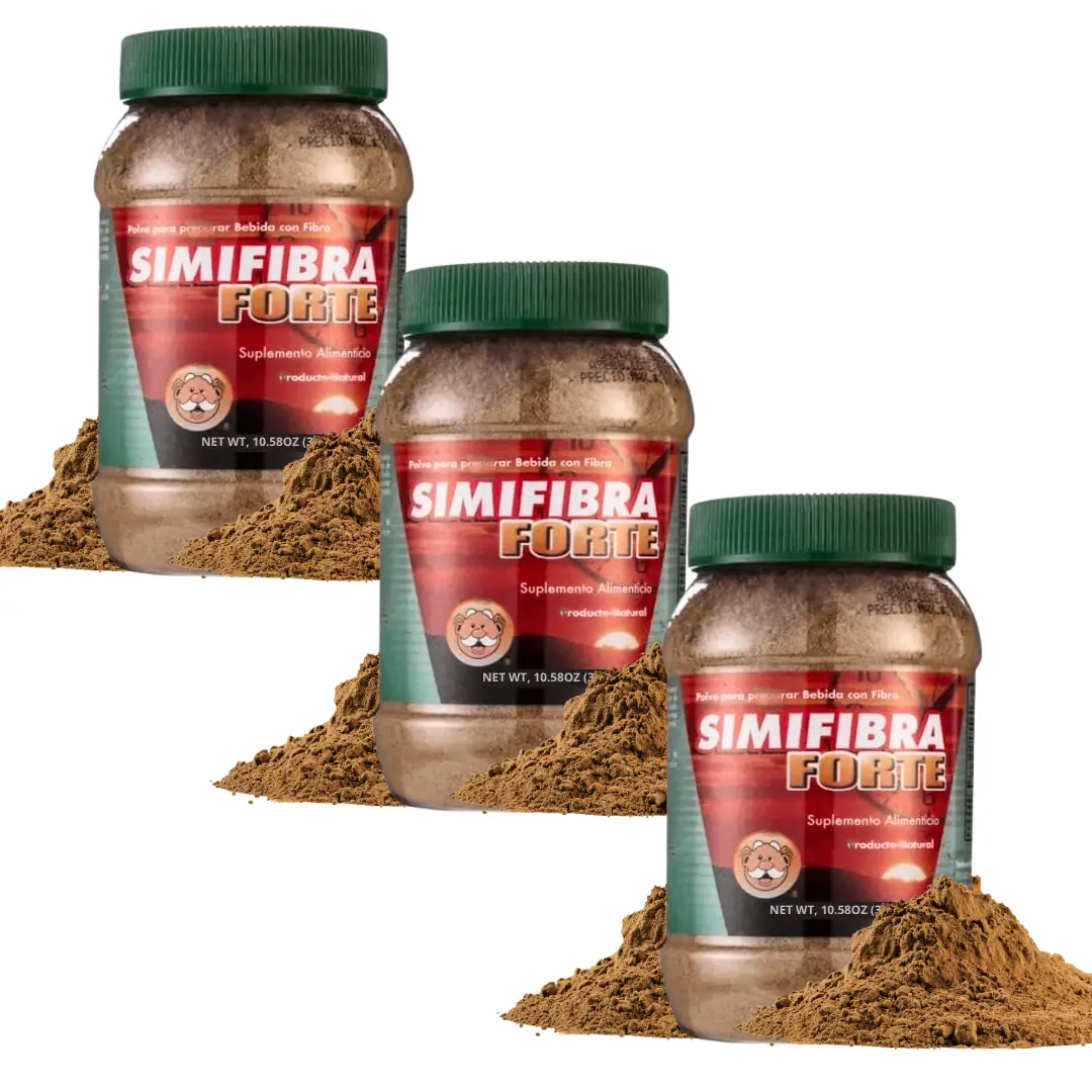 Viral 3-Pack! Simifibra Forte 300g – Triple the Fiber, Triple the Power! Simi Fibra Forte 300 g - Dietary Supplement - Powder Fiber - Healthcare & Vi