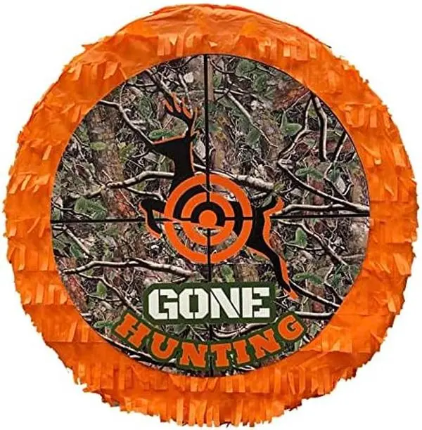 APINATA4U 16" Gone Hunting Pinata - Camouflage Themed Fun for Your Oh Deer Hunting Birthday Party - Complete Supplies for a Memorable Celebration!