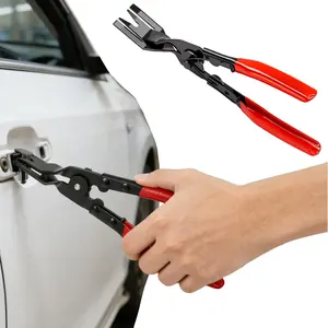 Car clamp removal pliers, push pin panel clamp removal pliers, door panel retainer removal tool, car interior removal tool set, pry tool set, ideal gift for Father's Day