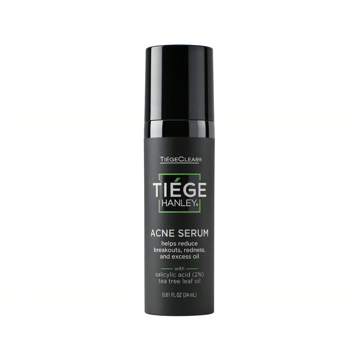 Tiege Hanley 2% Salicylic Acid Acne Serum - Tea Tree + Squalane + Niacinamide - Blackheads + Redness + Oily Skin