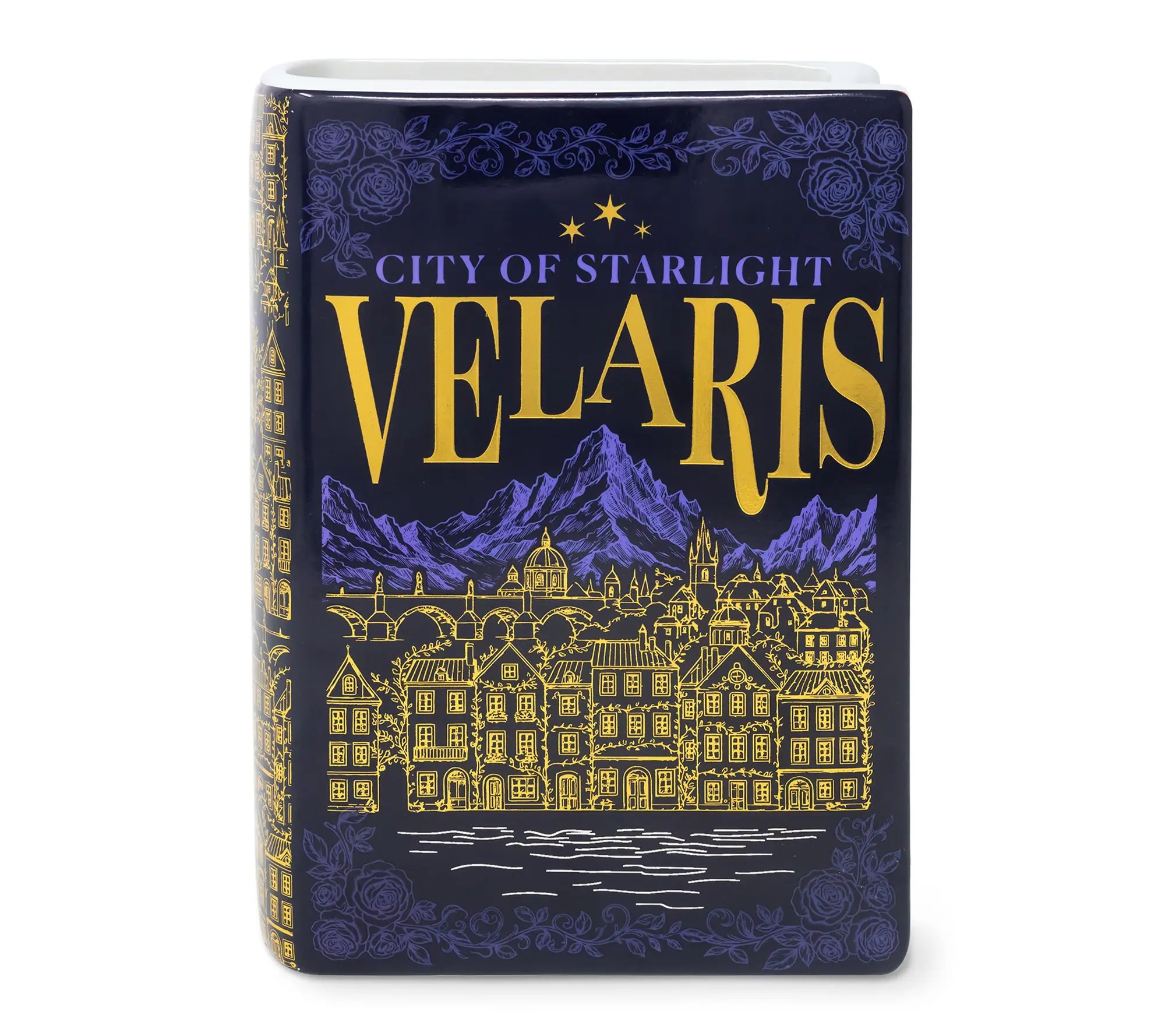 Sarah J. Maas L arge Book Vase, Night Court - Velaris