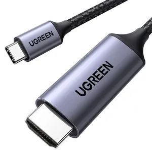 UGREEN USB C to HDMI Cable (4K@60Hz) 6.6FT, Type C to HDMI Adapter Thunderbolt 4/3 to HDMI for Home Office Compatible with iPhone 17 Pro Max, MacBook Pro Air iPad Pro, XPS, Galaxy S26 Steam Deck summerwins