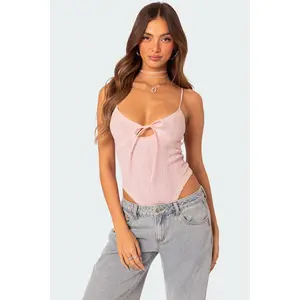 Lacey Knit Cut Out Bodysuit