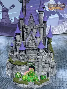 Mimic Castle 3D Printed Dice Tower- Fate's End Collection- Conquer the Mysteries of the Mimic Castle!