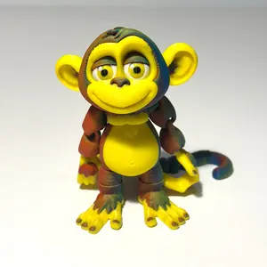 Flexi Monkey - 3D Printed Articulating Figure