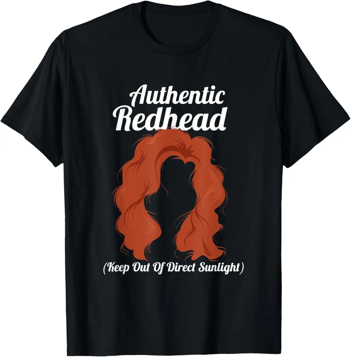100% Cotton Natural Redhead Ginger Hair Color Ginger Pride Redhead Woman T-Shirt