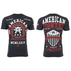 American Fighter Menswear Men's Short-Sleeve Casual Round Neck Athletic T-Shirt, Dalton Style