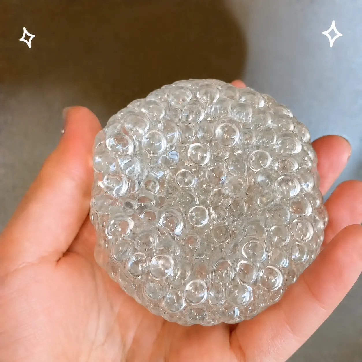 Unisex Pearl-Look Sensory Cube Stress Relief Toy - Soft Squeeze Ball Fidget Toy, Moldable ASMR Tool for Stress Relief & Focus, Sensory Cube Stress Relief Toys, Soft Squeeze Stress Relief Toys