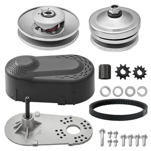 fathersdaygift  VEVOR Drive Clutch, 2-8HP Engine, 2000 RPM High-Strength Drive Clutch with Asymmetric Designed Wheels Robust Rubber Belt, Sturdy Durable Clutch with Full Accessories, Fit for Various Engines