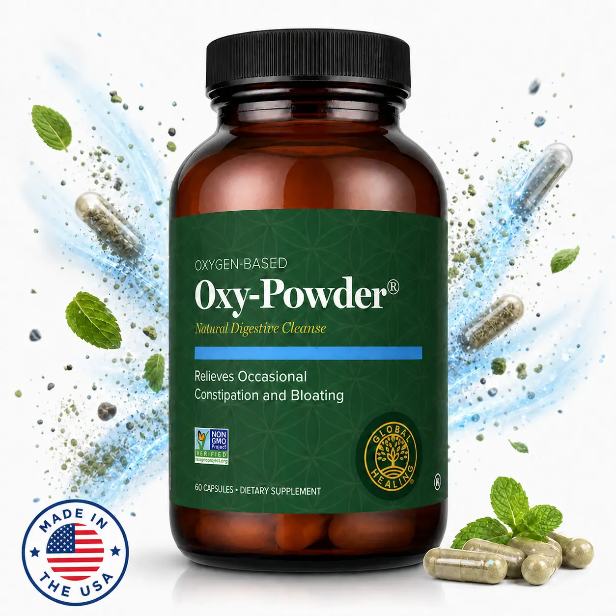Global Healing Oxy-Powder Colon Cleanse Supplement Global Healing Oxy-Powder Colon Cleanse Supplement