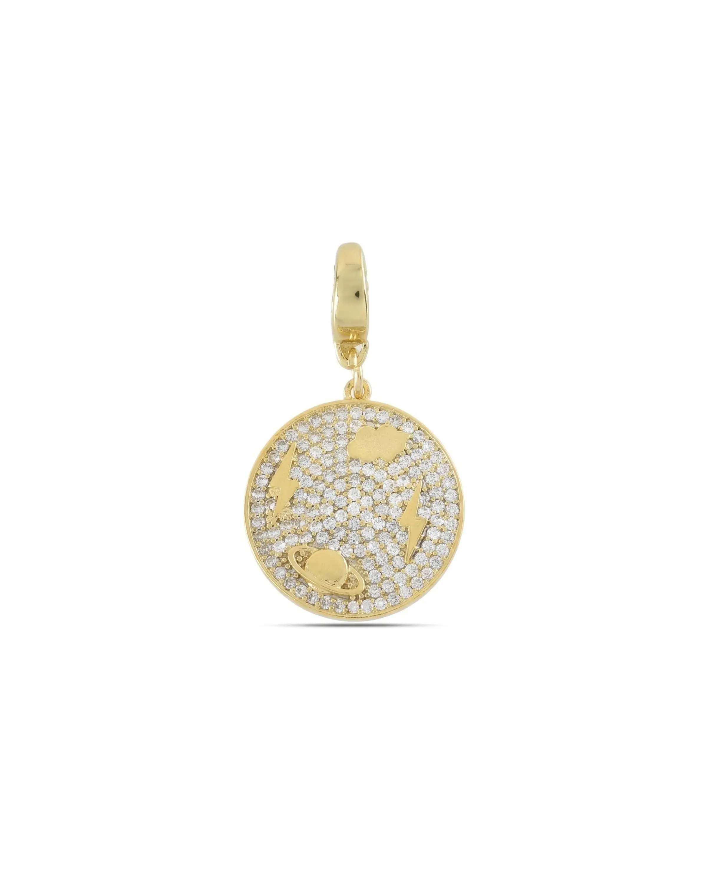 SPACE PAVE BULKY CHARM