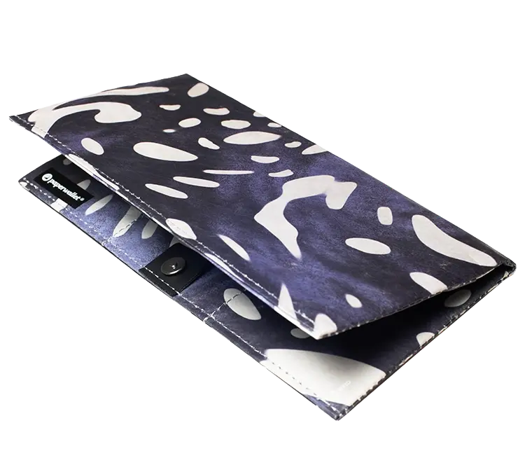 Blue Animal Pattern - Unisex Clutch Tyvek Wallet