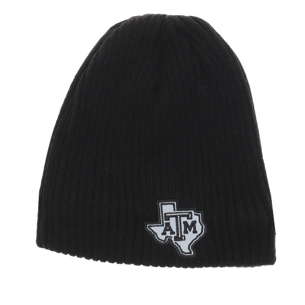 adidas Mens Texas A&M Aggies Knit Beanie Casual - Black