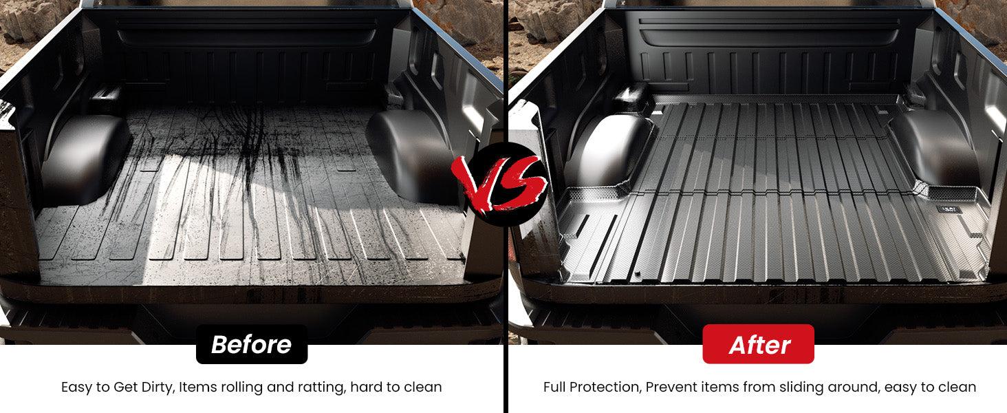 Lasfit fit for 2019-2026 Chevrolet Silverado 1500 Short Box Truck Bed Mat or Tailgate Mat