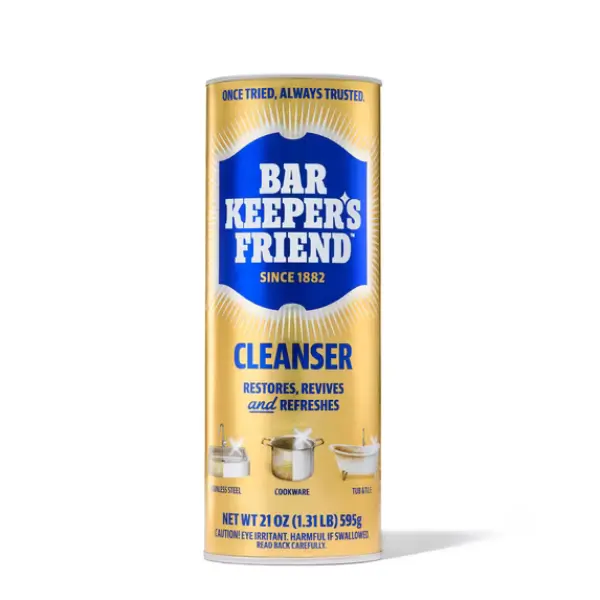 Bar Keepers Friend Cleanser Powder 21 OZ - Trusted Multi-Purpose Cleaner