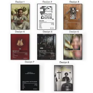 [Sale Up To 40%] [Unframe] Earl Sweatshirt Album Posters, Alternative Hip Hop Wall Art, Underground Rap Bedroom Aesthetic Decor, Modern Album Cover Artwork, Gift for Fans