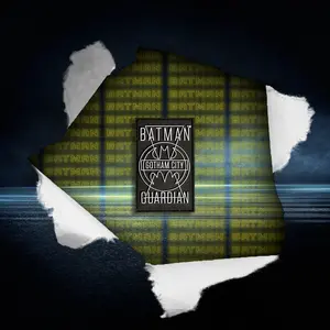 Batman Gotham City Guardian Patch - Customizable Design for Batman Fans and Guardians, Includes Durable Material and Versatile Application