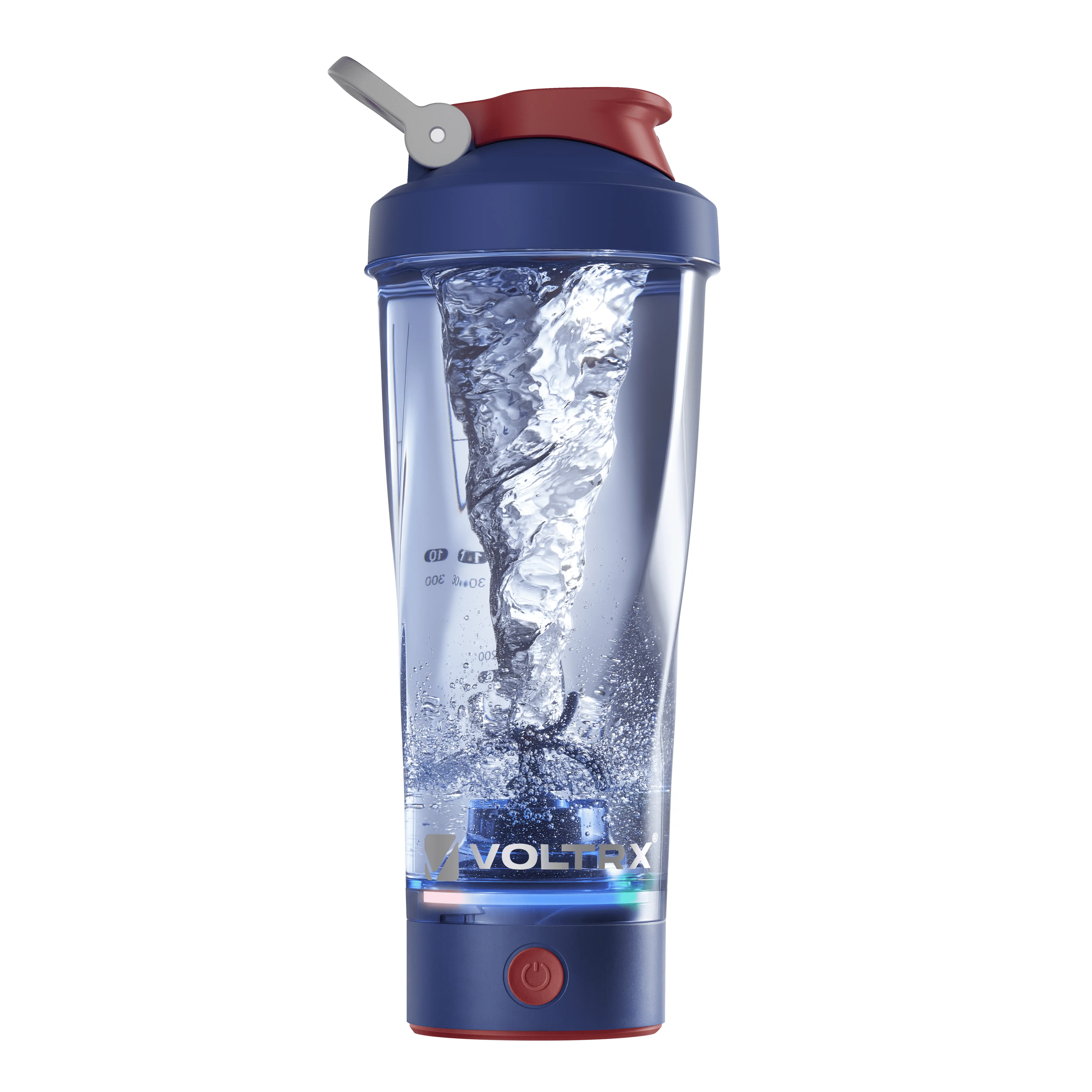 VOLTRX Electric Blender Shaker Bottle, VortexBoost2, Tritan - BPA Free - 24 oz Vortex Portable Mixer Cup/USB Rechargeable for Protein Shakes blender bottle Rechargeable Self-Stirring Mixing Easy To Clean Quiet Led Colors campingessentials