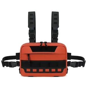 Multi-Functional Outdoor Sports Chest Pack, Fishing Vest Bag, Casual Riding Backpack, Tool Kit, Lure Bag, Leisure Gear, Zipper Belt Bag