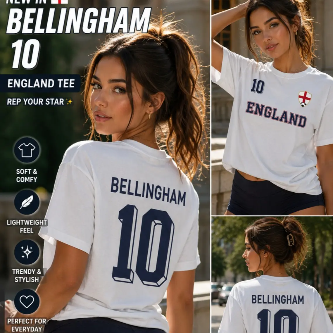 England Soccer Jersey- Jude Bellingham