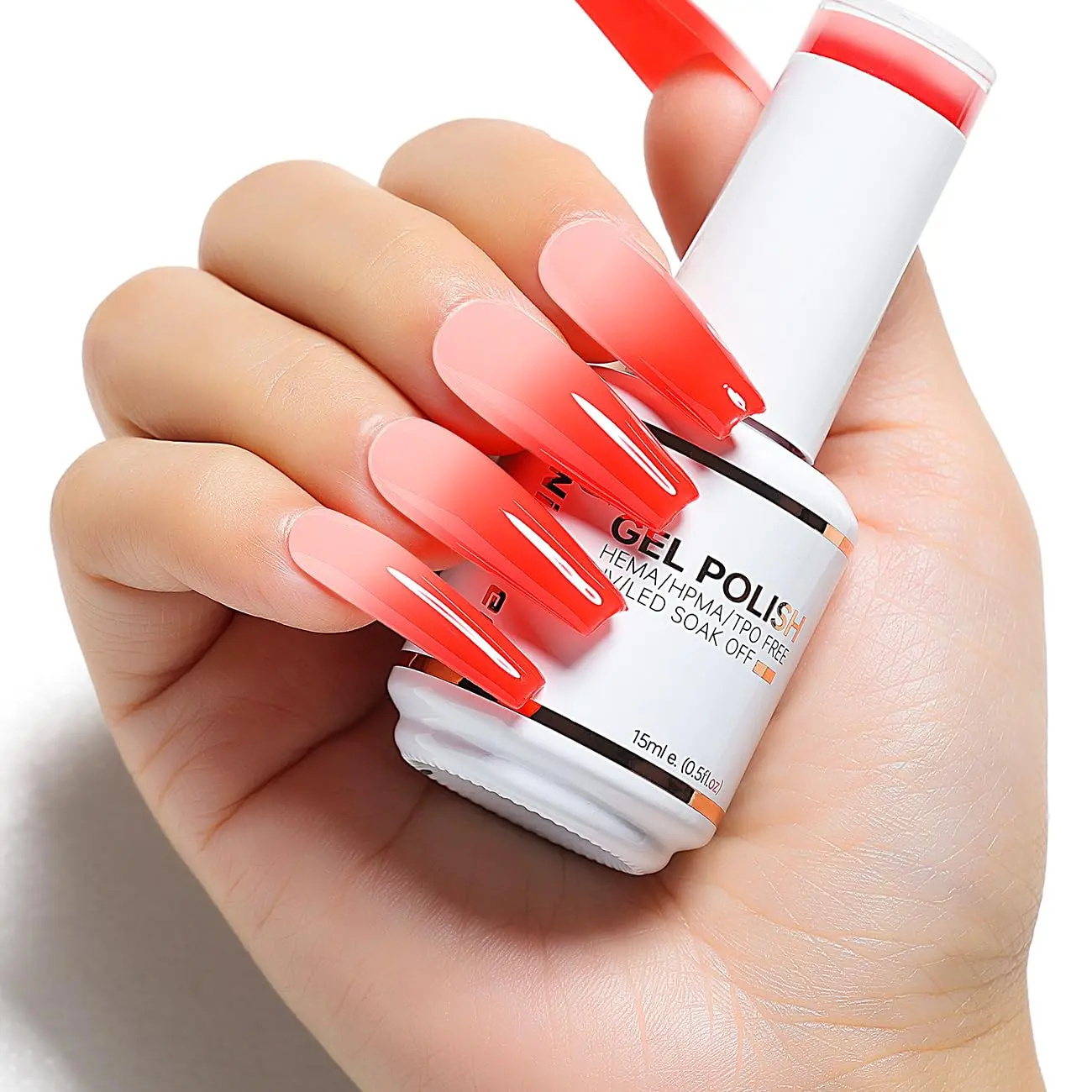 Nicedeco Color Changing Gel Nail Polish, UV/LED Soak-Off Temperature Change Gel Polish Nail Art Manicure Pedicure, Nail Care Salon & Home Use - Long Lasting & Easy to Apply 15ML-005