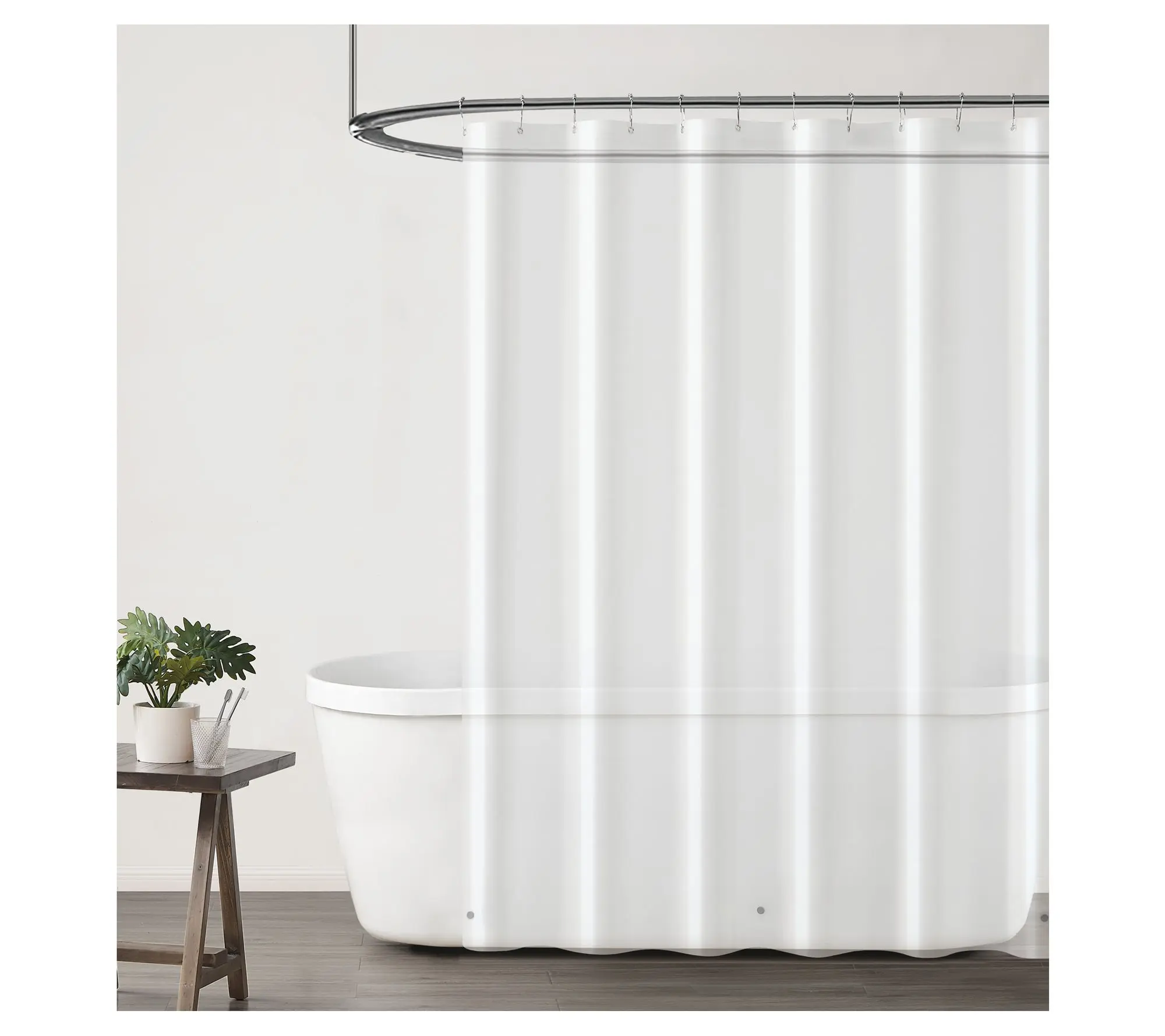 Truly Calm Grommeted 70x72 Shower Liner