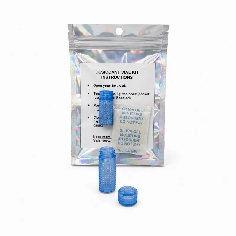 3ml Peptide Desiccant Storage Vial Kit