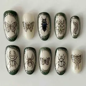 Mermaid Press On Nails Jelly Pastel 3D Shell Ocean Fantasy Design