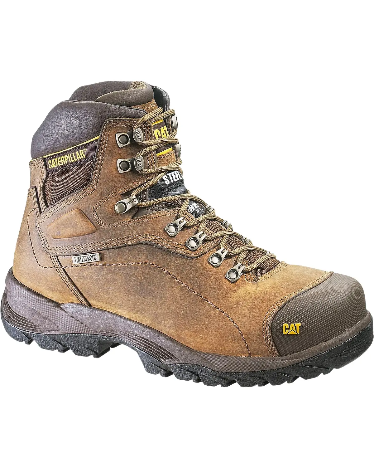 Cat Workwear Men's Men'S Diagnostic Waterproof Insulated 6" Lace-Up Work - P89940