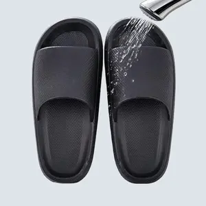 Women Men Thick Sole Non-Slip Shower Slippers Cloud Slippers Bathroom Super Soft Comfy House Cloud Slide Slippers for Indoor and Outdoor Girl Footwear